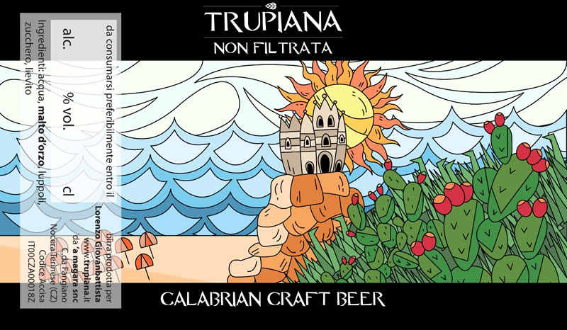 Birra Trupiana Etichetta
